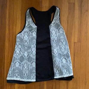 Lace Racerback Tank Top